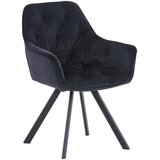 Hom`in naslanjač, kovina, tekstil črna | Shoptok.si
