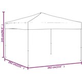  Sklopivi šator za zabave bijeli 3 x 3 m | shoptok.hr