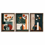 Wallity dekorativna slika HUM117, 50x70x3,5cm, 3 dela | ePonuda.com