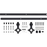  Klizna vrata s priborom za montažu 100x210 cm masivna borovina | shoptok.hr