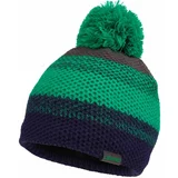 Lewro RONAN Dječja pletena kapa s pom pomom, zelena, veličina