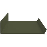  Lebdeća polica 2 pcs Maslinasto zelena 60 x 8,5 x 2,5 cm Čelik | shoptok.hr