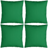 vidaXL Okrasne blazine 4 kosi zelene 50x50 cm blago | Shoptok.si