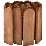 vidaXL Vrtna obroba rjava 120 cm impregnirana borovina | Shoptok.si