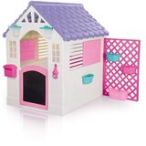 Dolu Roze/Ljubičasta - Premium kućica za decu sa vrtom i tablom za crtanje ( 025784 ) ( 025784 ) | Eponuda.com