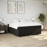  Krevet s oprugama i madracem crni 180x200 cm od tkanine | shoptok.hr