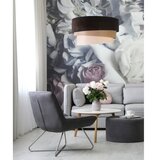  Duolla - Luster na sajli DEVON 1xE27/40W/230V, prečnik 45 cm, crna/bež | Eponuda.com