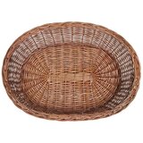 vidaXL košara za psa / krevet za ljubimce od vrbe prirodna boja 90 cm | shoptok.hr