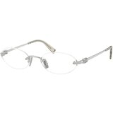 Miu Miu MU53WV 1BC1O1 L (53) Srebrna/Kristalna | Shoptok.si