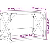  Stojalo za tiskalnik rjavi hrast 44x26x31,5 cm inženirski les, (22137162) | Shoptok.si