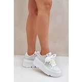 CheBello Leather Sneakers On Platform Cene