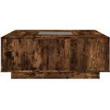  Stolić s beskonačnim LED svjetlima boja hrasta 100x100x40 cm | Eponuda.com