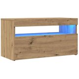 TV ormarić s LED svjetlima Artisan hrast 75x35x40 cm | shoptok.hr