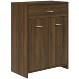 Furnova Kopalniška omarica rjavi hrast 60x33x80 cm konstruiran les, (21947311) | Shoptok.si