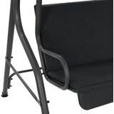  Vrtna gugalnica antracitna 170x110x153 cm, (21814803) | Shoptok.si