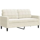 vidaXL 2-dijelni set sofa s jastucima krem baršunasti | shoptok.hr