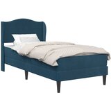  Okvir za krevet s uzglavljem Plava 80 x 200 cm Baršun - Plava 80 x 200 cm | shoptok.hr