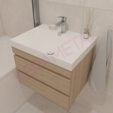 Kolpa San Naomi Set 60cm Braon (Ormarić sa umivaonikom + Ogledalo/ormarić) Slike
