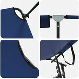  Sklopiva ležaljka za sunčanje Plava 190 x 57 x 81 cm oxford | shoptok.hr