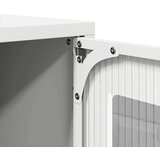vidaXL TV omarica Bela 68x39x60,5 cm Hladno valjano jeklo | Shoptok.si