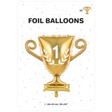 Folija balon pokal zlatni, Balon pokal No.1 64x61cm Cene