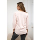 Kesi Blouse with Superior print powder pink | shoptok.hr