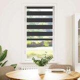 vidaXL Zavjesa zebra crna 60x100 cm širina tkanine 55,9 cm poliester | shoptok.hr