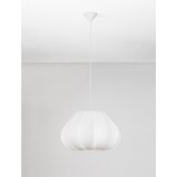 Nova Luce Mat bela tekstilna viseča svetilka ø 50 cm Bora – | Shoptok.si