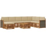  Set vanjskih sofa 7 kom. Prirodna | shoptok.hr