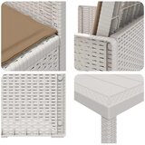  Vrtni set za objed 9 kom. Bijela i sivosmeđa PP | shoptok.hr