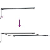 Tenda na ručno uvlačenje bordo 500 x 300 cm | shoptok.hr