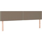  Uzglavlje smeđesivo 160x5x78/88 cm od tkanine | shoptok.hr