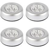 Dardanar 4 kosi luči na dotik LED baterijska luč Baterijska potisna luč za notranjo omaro potisna luč, (21199742) Cene