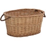  Košara za drva za ogrjev s ručkama 56x40x28 cm od prirodne vrbe Cijene
