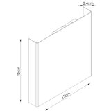 Sollux Stenska svetilka VANTA črna, (5000284945) | Shoptok.si
