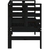  Klupa crna 111 5 x 53 x 71 cm od masivne borovine | shoptok.hr