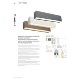  Redo 90393 - LED spoljašnje zidno svetlo OMNIA LED/12W/230V 3000K IP54 belo | Eponuda.com