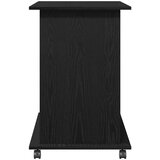  Računalni stol crni hrast 80x50x75 cm inženjerski drvo | shoptok.hr