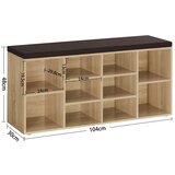 Ormarić za cipele sa sjedalom - sonoma - LHS010X11 | shoptok.hr