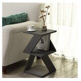 Hanah home Klub sto Albeni, 29.6x54.2x29.6 cm, Tamnosivi | Eponuda.ba