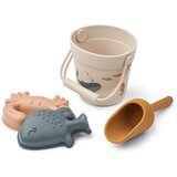 Liewood mini set za igru na plaži kit sea creature sandy | shoptok.hr
