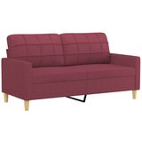  Dvosjed od tkanine crvena boja vina 140 cm | shoptok.hr
