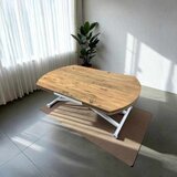 Hanah home Proširivi trpezarijski sto, Krem | Eponuda.com