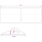  Brtva za garažni pod Crna 112 x 20 mm 2 m EPDM guma | shoptok.hr