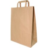 MEGA PACK Papirnata vrećica s ručkom smeđa 26x38 cm 25/1 | shoptok.hr