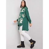 RELEVANCE Sweatshirt-RV-BL-7274.75P-dark green Cene