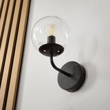  Brilagi - Zidna lampa MALIVA 1xE14/15W/230V crna/prozirna | Eponuda.com
