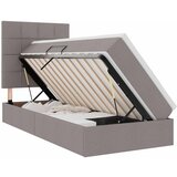 vidaXL postelja s shranjevanjem taupe 100 x 200 cm umjetno usnje, (5000100469) | Shoptok.si