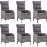  7-dijelni vrtni blagovaonski set sivi | shoptok.hr