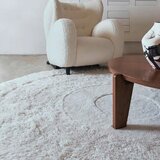 Lorena canals® pralna preproga woolable® 250x250 arctic circle sheep white | shoptok.hr